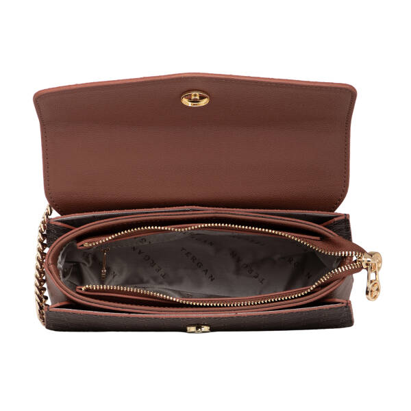 Kahverengi Print Kadın Çapraz Askılı Çanta - S26Y1PR09176-R9C - 4