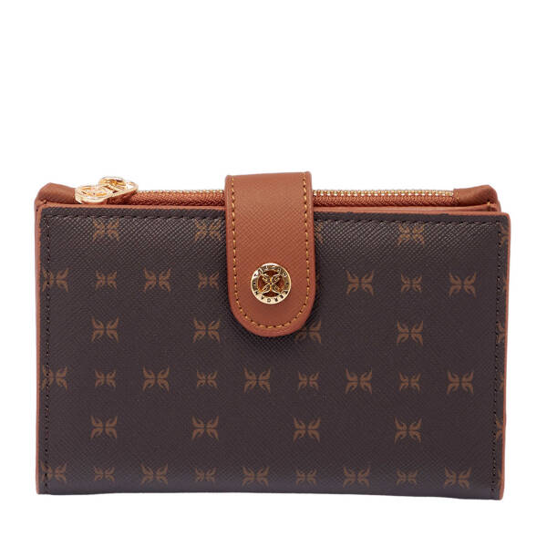 Kahverengi Print Kadın Cüzdan - S1CB00055816-T4J - 2