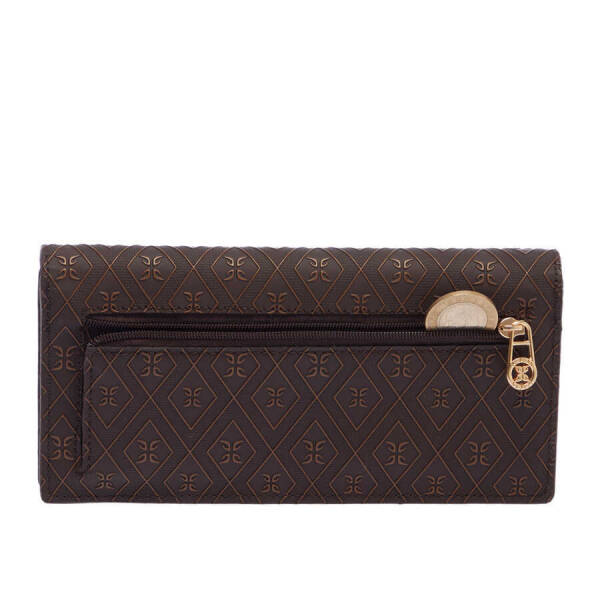 Kahverengi Print Kadın Cüzdan - S1CB00055817-R9C - 4