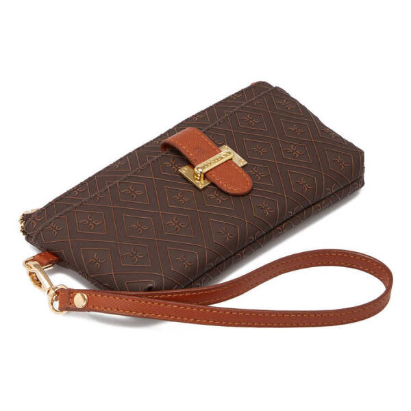 Kahverengi Print Kadın Cüzdan - S1CB00055818-R9C - 1