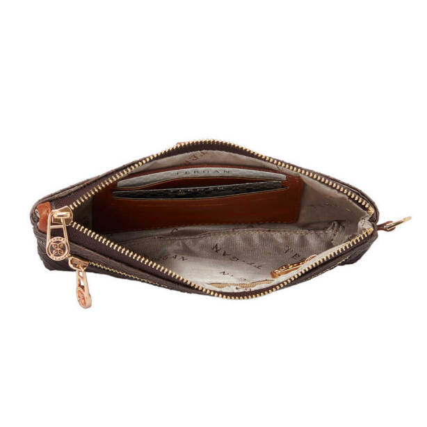 Kahverengi Print Kadın Cüzdan - S1CB00055818-R9C - 4