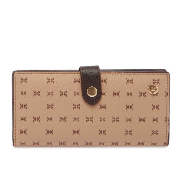 Kahverengi Print Kadın Cüzdan - S1CB00055819-T2E - 2