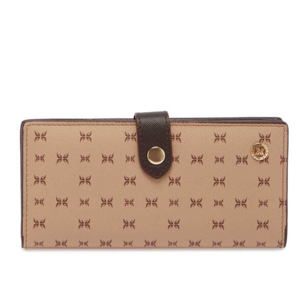 Kahverengi Print Kadın Cüzdan - S1CB00055819-T2E - 2
