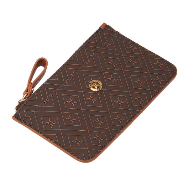 Kahverengi Print Kadın Cüzdan - S1CB00055821-R1P - 1