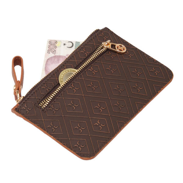 Kahverengi Print Kadın Cüzdan - S1CB00055821-R1P - 2