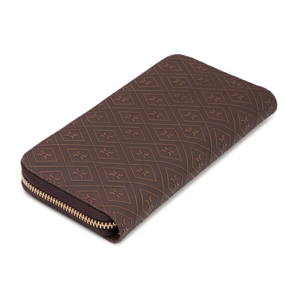Kahverengi Print Kadın Cüzdan - S1CB00055823-R1P - 3