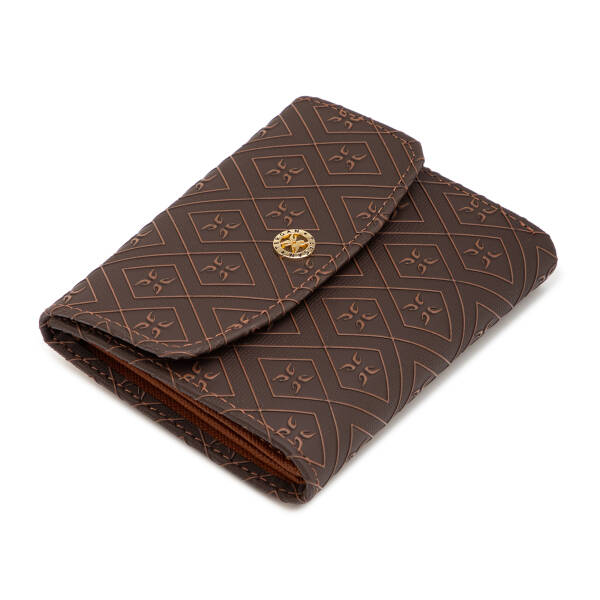 Kahverengi Print Kadın Cüzdan - S1CB00055824-R9C - 1