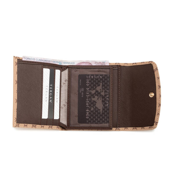 Kahverengi Print Kadın Cüzdan - S1CB00055824-T2E - 2