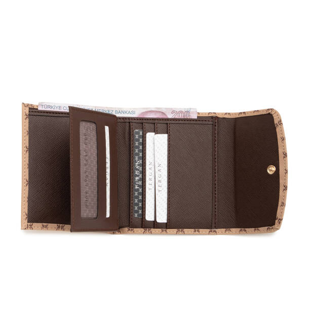 Kahverengi Print Kadın Cüzdan - S1CB00055824-T2E - 3