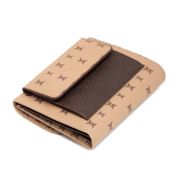 Kahverengi Print Kadın Cüzdan - S1CB00055824-T2E - 4