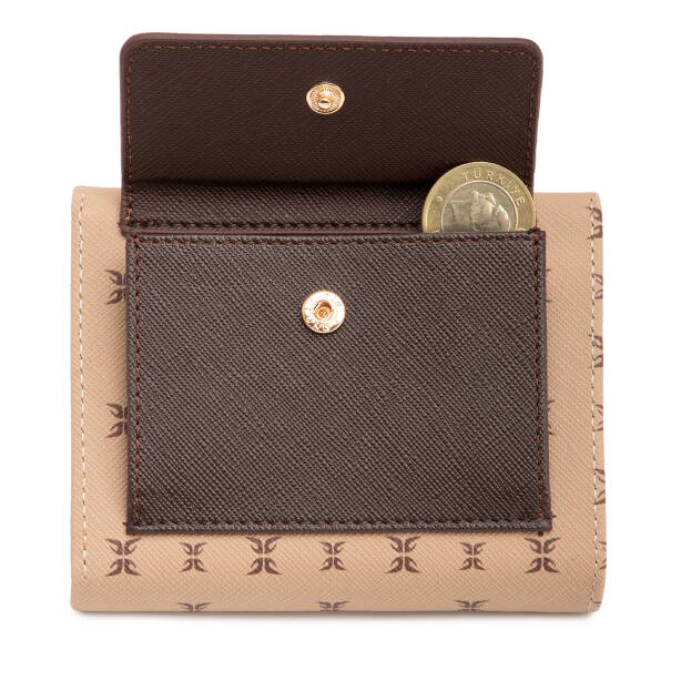 Kahverengi Print Kadın Cüzdan - S1CB00055824-T2E - 5
