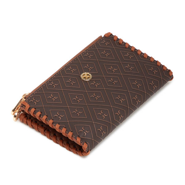 Kahverengi Print Kadın Cüzdan - S1CB00055828-R9C - 1