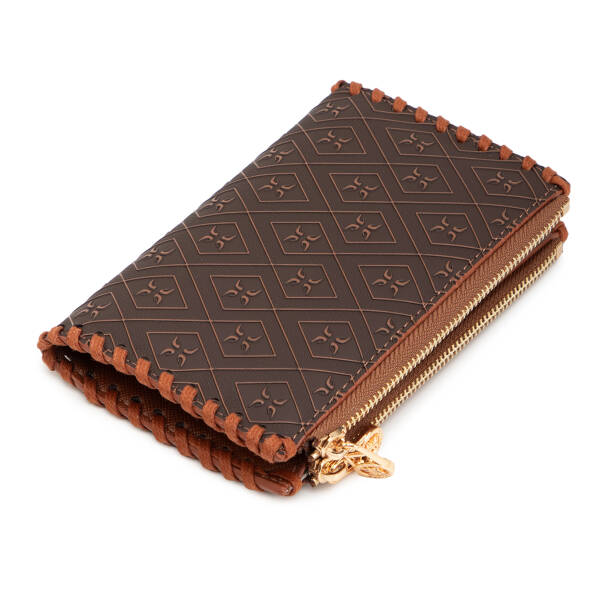 Kahverengi Print Kadın Cüzdan - S1CB00055828-R9C - 3