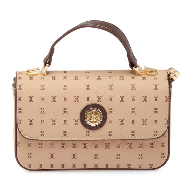 Kahverengi Print Kadın El Çantası - S25K1PR09154-T2E - 1