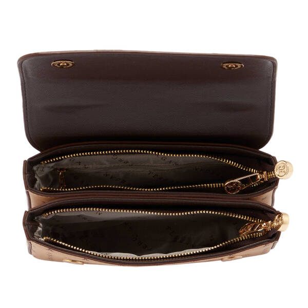 Kahverengi Print Kadın El Çantası - S25K1PR09154-T2E - 4