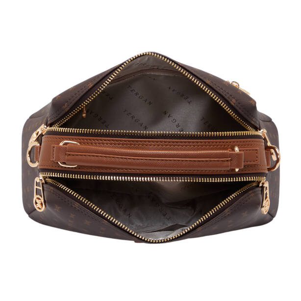 Kahverengi Print Kadın El Çantası - S26K1PR09182-T4J - 4