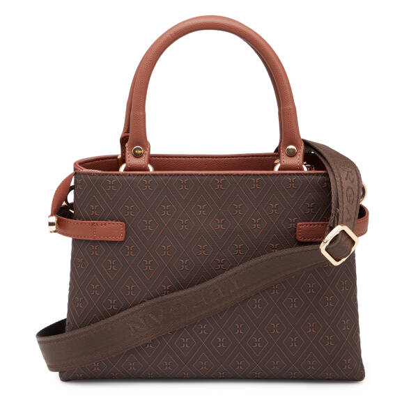 Kahverengi Print Kadın El Çantası - S26K1PR09196-R9C - 3