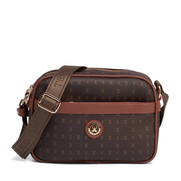 Kahverengi Print Kadın El Çantası - S26K1PR09208-T4J 