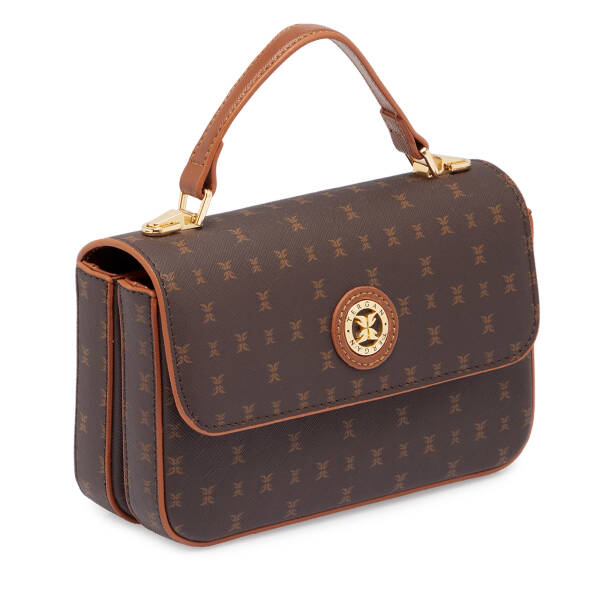 Kahverengi Print Kadın El Çantası - S26Y1PR09154-T4J - 2