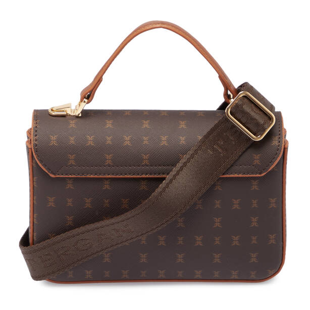 Kahverengi Print Kadın El Çantası - S26Y1PR09154-T4J - 3