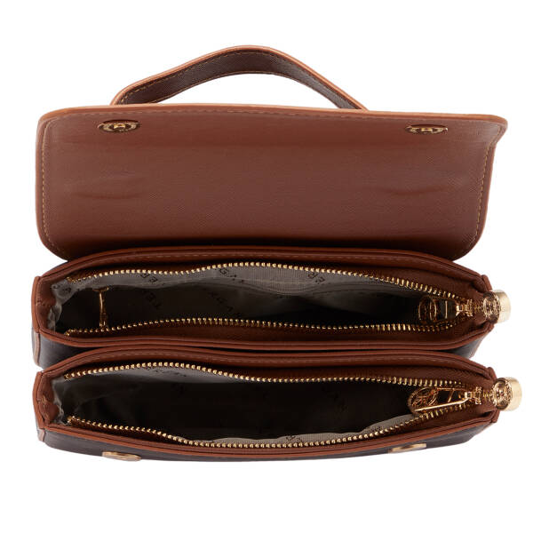 Kahverengi Print Kadın El Çantası - S26Y1PR09154-T4J - 4