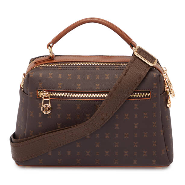 Kahverengi Print Kadın El Çantası - S26Y1PR09182-T4J - 3