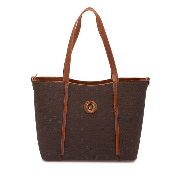 Kahverengi Print Kadın Omuz Çantası - S1WPR0000804-R1P - 1