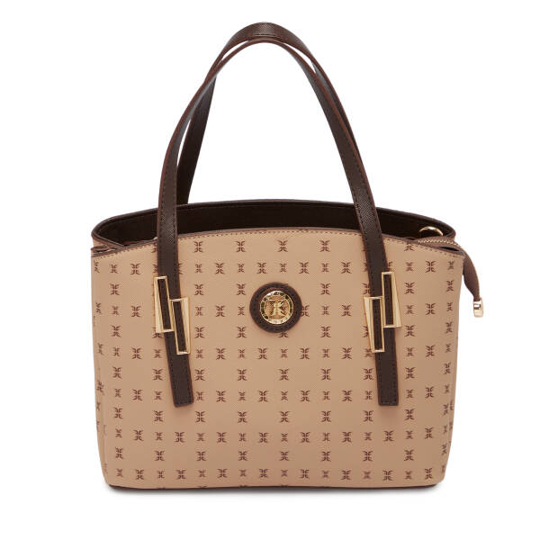 Kahverengi Print Kadın Omuz Çantası - S1WPR0000805-T2E - 1