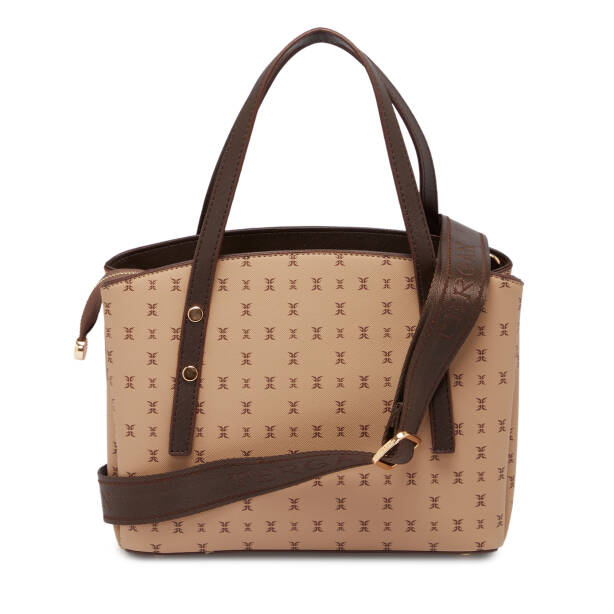 Kahverengi Print Kadın Omuz Çantası - S1WPR0000805-T2E - 3