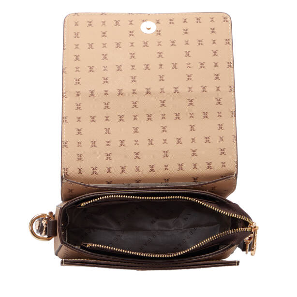 Kahverengi Print Kadın Omuz Çantası - S1WPR0000807-T2E - 4