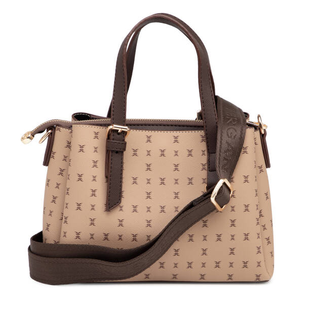 Kahverengi Print Kadın Omuz Çantası - S1WPR0000808-T2E - 3