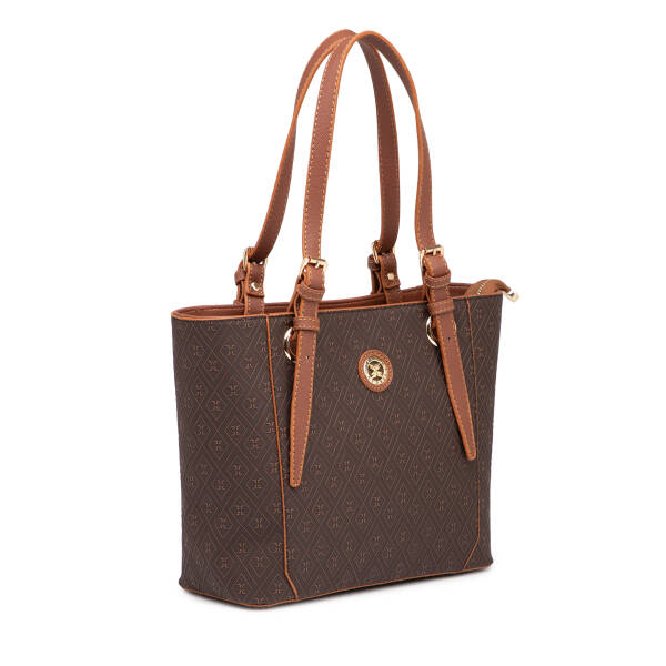 Kahverengi Print Kadın Omuz Çantası - S1WPR0000809-R9C - 2