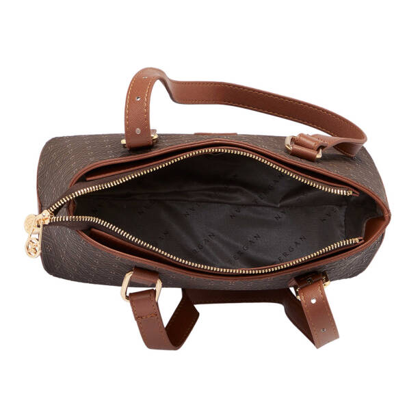 Kahverengi Print Kadın Omuz Çantası - S24K1PR09155-R1P - Tergan