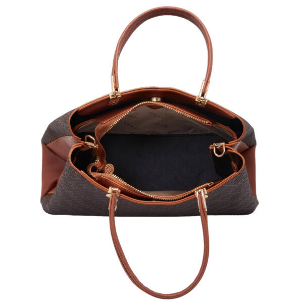 Kahverengi Print Kadın Omuz Çantası - S25K1PR09185-R1P - 4