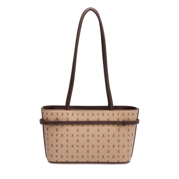 Kahverengi Print Kadın Omuz Çantası - S25K1PR09189-T2E - 3