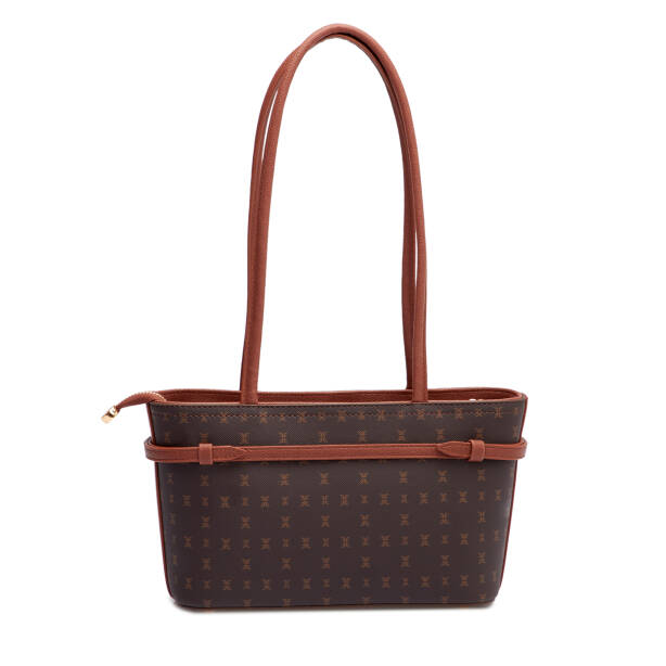 Kahverengi Print Kadın Omuz Çantası - S25K1PR09189-T4J - 3