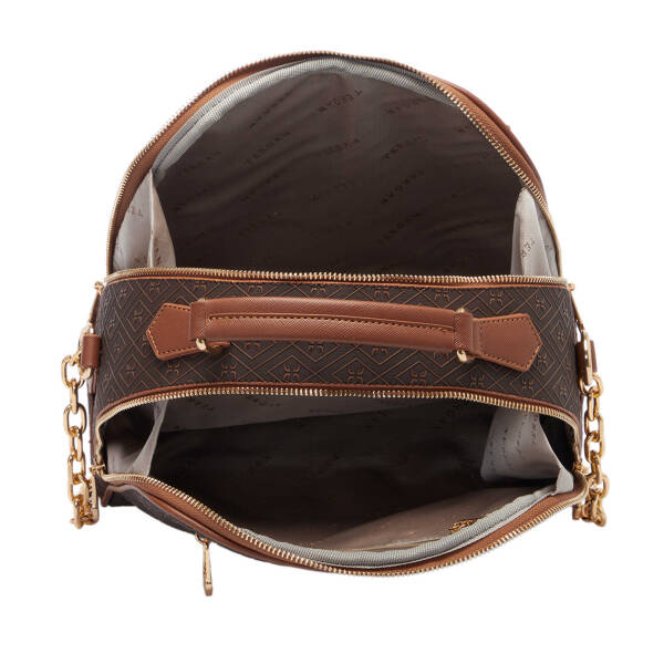 Kahverengi Print Kadın Omuz Çantası - S25Y1PR09165-R9C - 4