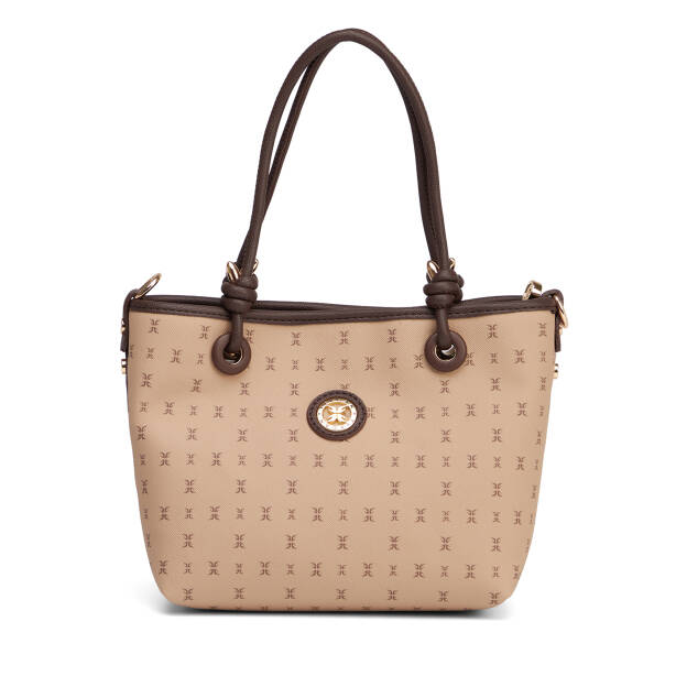 Kahverengi Print Kadın Omuz Çantası - S26K1PR09193-T2E - 1
