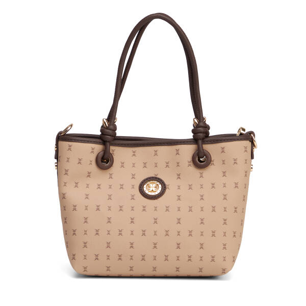 Kahverengi Print Kadın Omuz Çantası - S26K1PR09193-T2E - 1