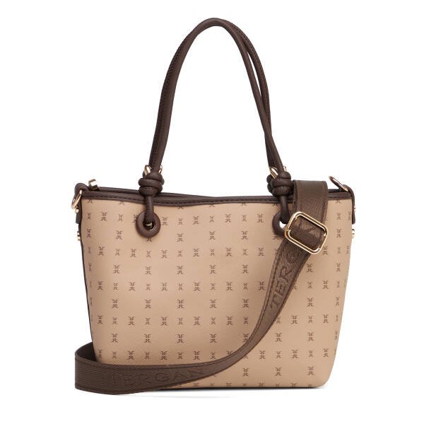 Kahverengi Print Kadın Omuz Çantası - S26K1PR09193-T2E - 3