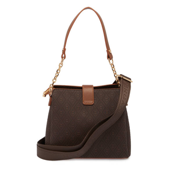 Kahverengi Print Kadın Omuz Çantası - S26Y1PR09178-R9C - 3