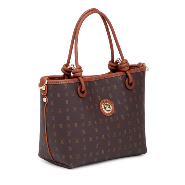 Kahverengi Print Kadın Omuz Çantası - S26Y1PR09193-T4J - 2