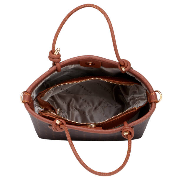 Kahverengi Print Kadın Omuz Çantası - S26Y1PR09193-T4J - 4