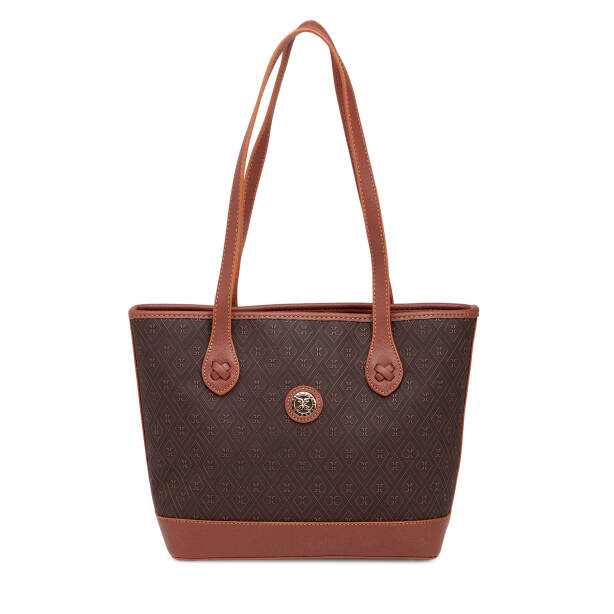 Kahverengi Print Kadın Omuz Çantası - S26Y1PR09194-R9C 