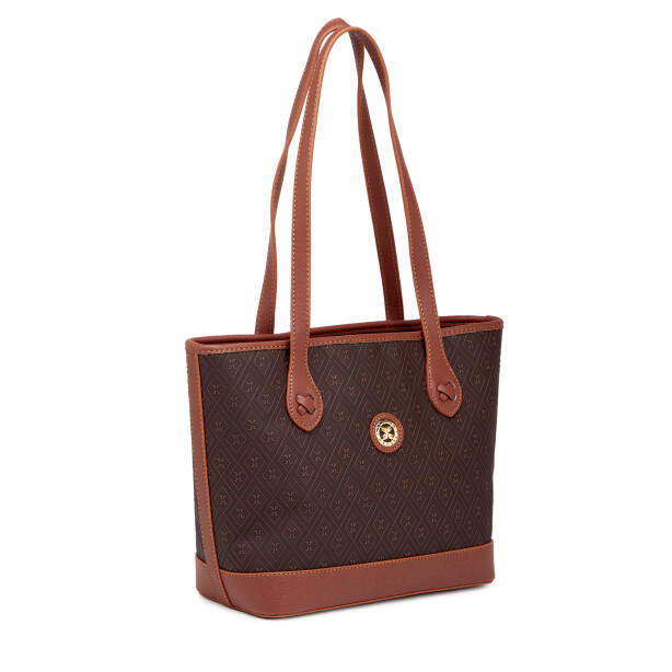 Kahverengi Print Kadın Omuz Çantası - S26Y1PR09194-R9C - 2