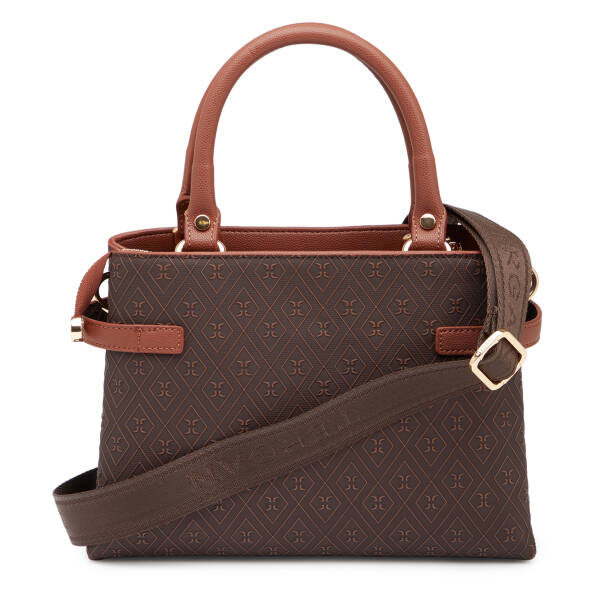 Kahverengi Print Kadın Omuz Çantası - S26Y1PR09196-R9C - 3