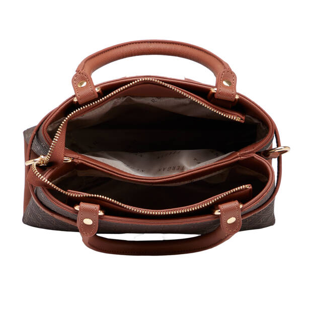 Kahverengi Print Kadın Omuz Çantası - S26Y1PR09196-R9C - 4