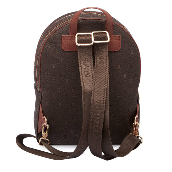 Kahverengi Print Kadın Sırt Çantası - S1SR00079604-R9C - 3