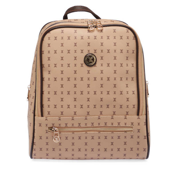 Kahverengi Print Kadın Sırt Çantası - S1SR00079606-T2E 