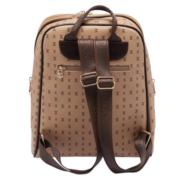 Kahverengi Print Kadın Sırt Çantası - S1SR00079606-T2E - Tergan